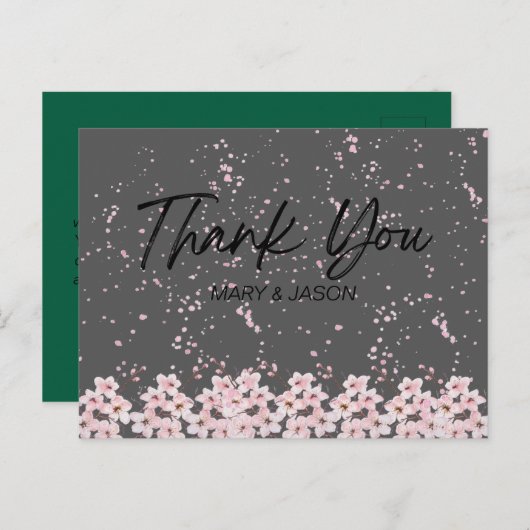 サンキューカード ポストカード (正面/裏面)