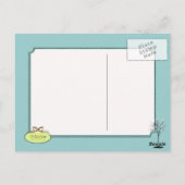 サンキューカード~メープルツリー、DIY背景色! ポストカード (裏面)