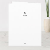 サンキューカード-ライオンと象 サンキューカード (裏面)