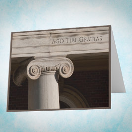 サンキューカード（ラテン） サンキューカード