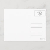 サンキューカード、リンゴの花 ポストカード (裏面)