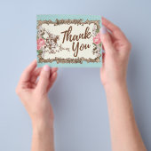 サンキューカード – 不思議の国のアリス チラシ (手)