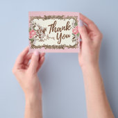 サンキューカード – 不思議の国のアリス チラシ (手)