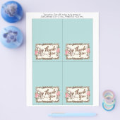 サンキューカード – 不思議の国のアリス チラシ (シングル)