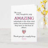 サンキューカード，友人サンキューカード，ギフトカード カード (黄色い花)