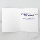 サンキューカード（友情） サンキューカード (内部)