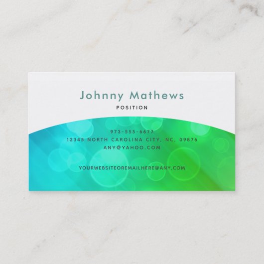 サンキューカード 名刺 (裏面)