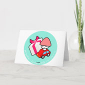 サンキューカード-小さい車が付いている車 サンキューカード (裏面)