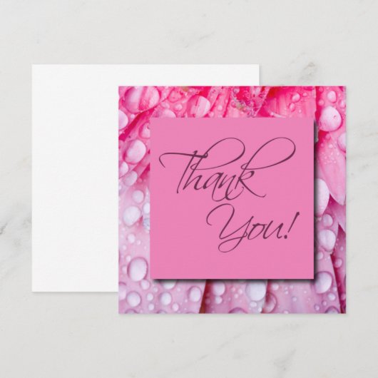 サンキューカード。  感謝 (正面/裏面)