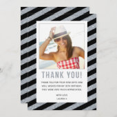 サンキューカード、成10代の人サンキューカード 招待状 (正面/裏面)