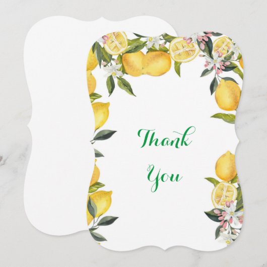 サンキューカード 招待状 (正面/裏面)