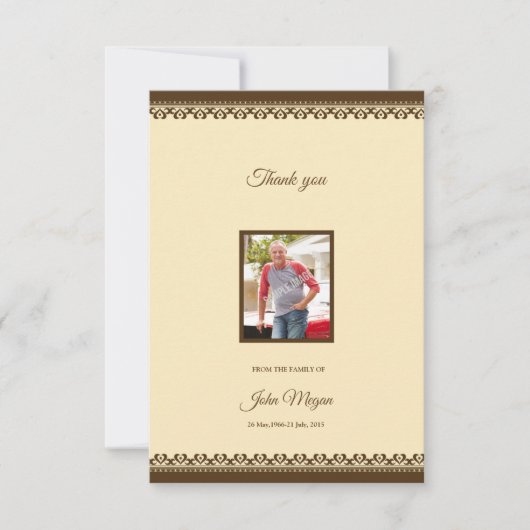 サンキューカード 招待状 (正面)