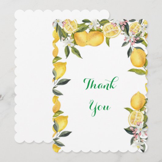 サンキューカード 招待状 (正面/裏面)