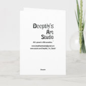 サンキューカード-日光があることをありがとう サンキューカード (裏面)