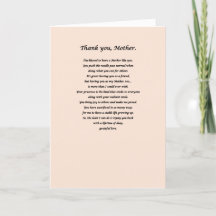 サンキューカード（母親用）