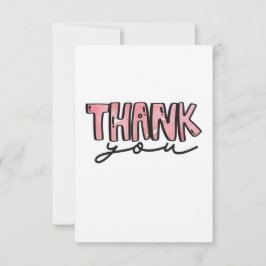 サンキューカード-水彩オン感じ サンキューカード