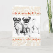 サンキューカード、海のテーマ サンキューカード (裏面)