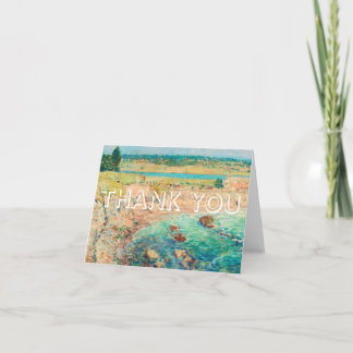 サンキューカード、空白の内部、フローラ・ヴィンテージ・カード サンキューカード