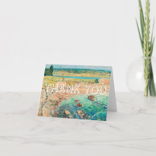 サンキューカード、空白の内部、フローラ・ヴィンテージ・カード サンキューカード (正面)