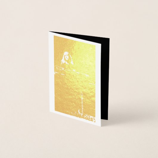 サンキューカード 箔カード (正面)