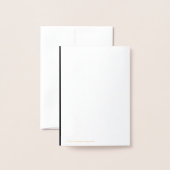 サンキューカード 箔カード (裏面封筒付き)