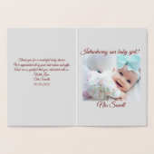 サンキューカード 箔カード (内部)