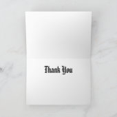 サンキューカード – 米国国旗 (内部)