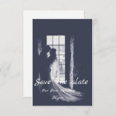 サンキューカード、結婚式、ノートカード サンキューカード (正面/裏面)