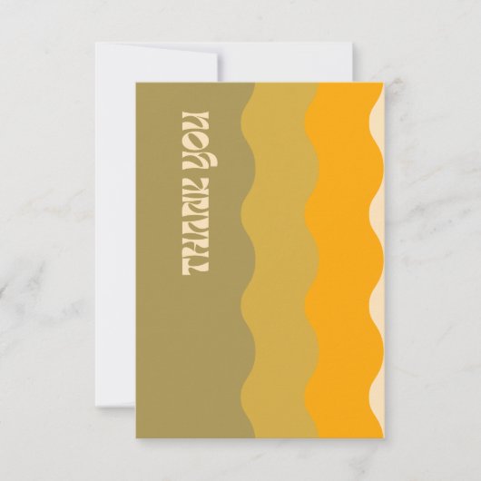 サンキューカード – 緑 (正面)