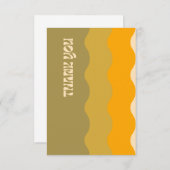 サンキューカード – 緑 (正面/裏面)