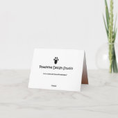 サンキューカード – 色あせたコパクトーン (裏面)