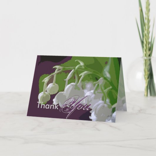 サンキューカード,谷のリリー サンキューカード (正面)