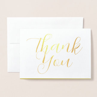 サンキューカード、金ゴールド書鑑賞 箔カード