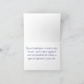 サンキューカード-青の色合い サンキューカード (内部)