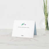 サンキューカード: Free As a Bird サンキューカード (裏面)