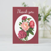 サンキューガーデンフラワー牡丹フローラ サンキューカード (スタンド正面)