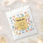 サンキューキッズガールズボーイズ誕生日恐竜カスタム フェイバーバッグ (クリップ留めされた状態)