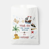 サンキューキッズ海賊パーティー男の赤ちゃん誕生日 フェイバーバッグ (正面)