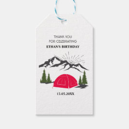 サンキューキャンプ誕生日ボーイ ギフトタグ