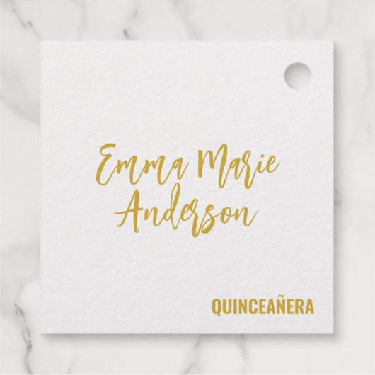 サンキューキンチェニェラシルエットゴールドフォイルハート フェイバータグ (裏面)