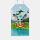 サンキューギフトラベル子供の誕生日パーティーベビーディノ ギフトタグ (裏面)