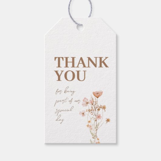 サンキューギフトラベル ギフトタグ (正面)