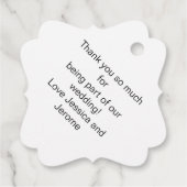 サンキューギフトラベル フェイバータグ (裏面)