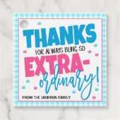 サンキューギフトラベル フェイバータグ (正面)