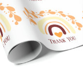 サンキュークラシックデザインレインボーBOHO ラッピングペーパー (ロールコーナー)