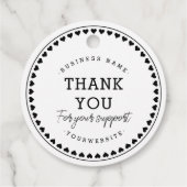 サンキュークラシックラブパターンつるラベル フェイバータグ (裏面)