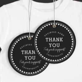 サンキュークラシックラブパターンつるラベル フェイバータグ