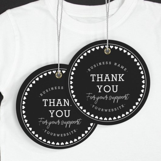 サンキュークラシックラブパターンつるラベル フェイバータグ