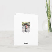 サンキュークラシックラベンダーユーカリグリッター サンキューカード (裏面)