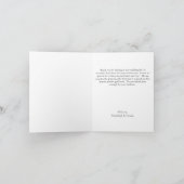 サンキュークラシックラベンダーユーカリグリッター サンキューカード (内部)